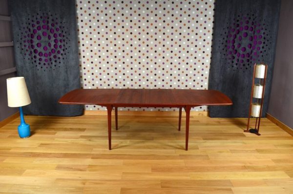 Table Design Scandinave en Teck Fristho Vintage 1960