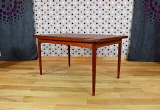 Table Design Scandinave en Teck Dyrlund Vintage 1960