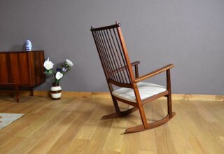 Rocking Chair Designer Yngve Ekstrom Éditeur Swedese 1960