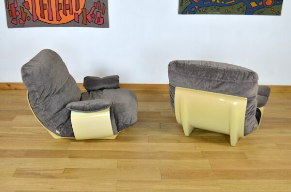 Fauteuil Vintage Marsala Par Michel Ducaroy Pour Ligne Roset 1970