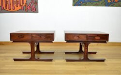 Paire de Tables d'Appoint de Gianfranco Frattini Édition Bernini 1960 Modèle 554