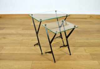 Duo de Tables Basses Design Italien Angelo Ostuni 1950
