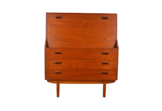 Secrétaire Danois en Teck de Borge Mogensen Édition Soborg Mobler 1960
