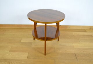 Guéridon Art Déco en Noyer 1930