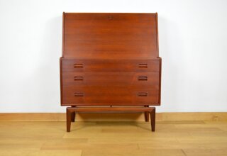 Secrétaire Danois en Teck Par Arne Hovmand-Olsen Édition Mogens Kold 1960