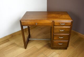 Bureau Art Déco en Chêne 1930 / 1940