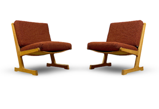 Chauffeuses / Fauteuils Scandinave 1960 par Ditte & Adrian Heath pour France & Søn, Modèle 242 S