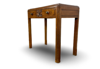 Console / Petit Bureau Art-Déco 1920 en Chêne